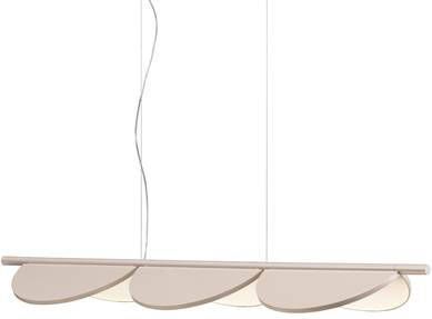 Flos Almendra Linear S3 hanglamp LED nude