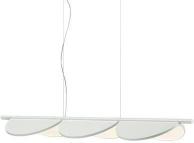 Flos Almendra Linear S3 hanglamp LED gebroken wit