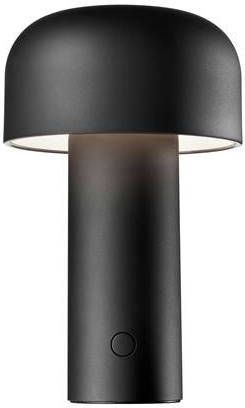 Flos Bellhop tafellamp LED oplaadbaar mat zwart