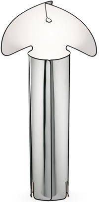 FLOS Chiara Vloerlamp RVS/Zwart