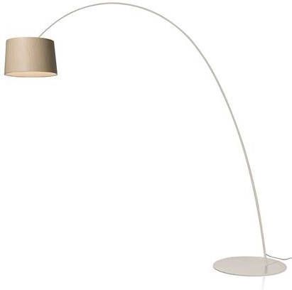 Foscarini Twiggy Elle Wood vloerlamp LED greige