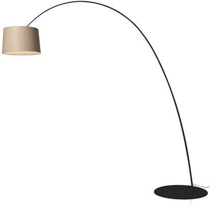 Foscarini Twiggy Elle Wood vloerlamp Mylight LED tunable white nero