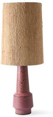 HKliving Stoneware Tafellamp + Lampenkap Purple