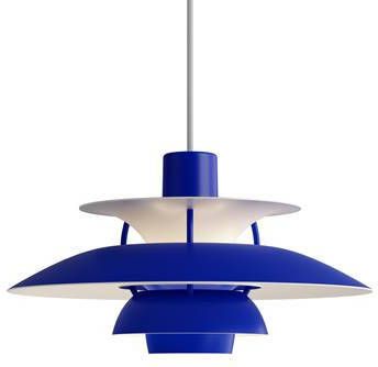 Louis Poulsen PH 5 Mini Hanglamp Monochroom Blauw