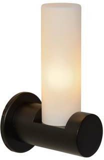 Lucide Jayla Wandlamp Badk. zwart 1xg9 33w ip44 glas