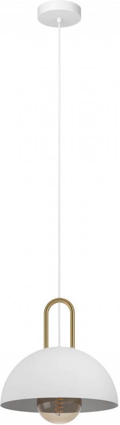 EGLO Calmanera Hanglamp E27 Ø 32, 5 cm Wit, Geelkoper