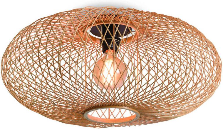 GOOD&MOJO Plafondlamp 'Cango' Bamboe, kleur Naturel