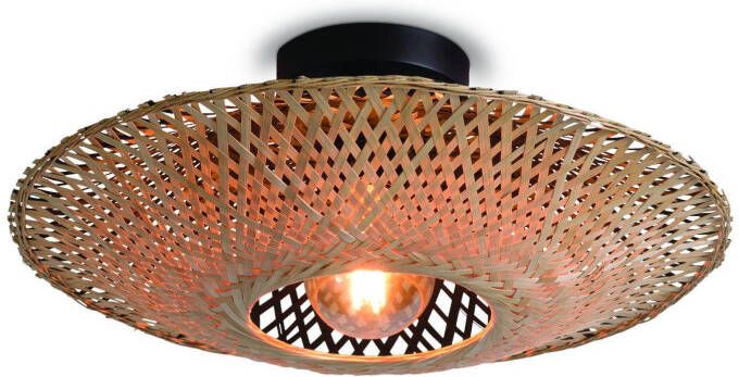 GOOD&MOJO Plafondlamp 'Kalimantan' Large, Bamboe, kleur Naturel