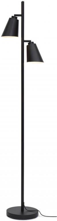 its about RoMi Vloerlamp 'Bremen' 2 lamps, kleur Zwart