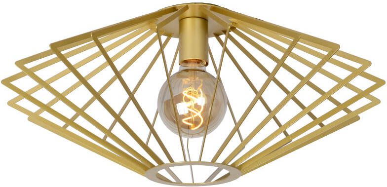 Lucide Diamond Tafellamp Ø 52 Cm 1xe27 Mat Goud/Messing