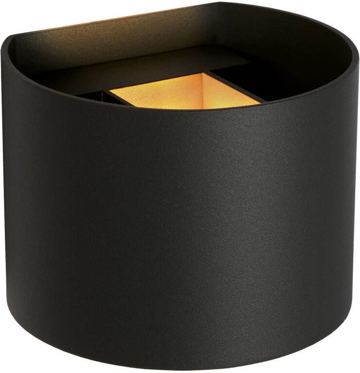 Lucide Axi wandspot rond 3.5W zwart