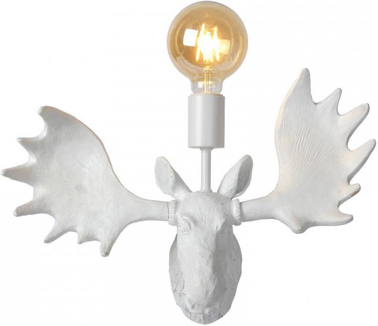 Lucide Extravaganza Moose Wandlamp 1xe27 Wit