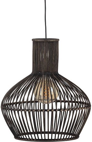 BePureHome Hanglamp 'Asia' Bamboe Ø44cm, kleur zwart