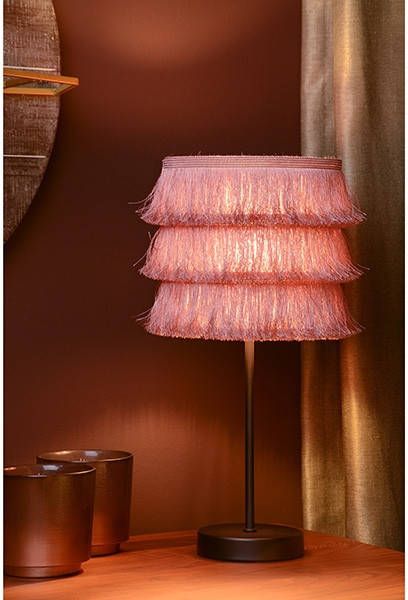 Lucide Extravaganza Togo Tafellamp Ø 18 Cm 1xe14 Roze